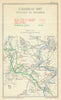 Battle of Cambrai. Situation, 20 Nov. 1917. First World War 1948 old map
