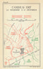 Battle of Cambrai. La Vacquerie, 2–6 Dec. 1917. First World War 1948 old map