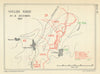 Battle of Cambrai. Welsh Ridge, 30–31 Dec. 1917. First World War 1948 old map
