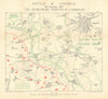 Hindenburg Line. The Hindenburg Position in Cambrésis 1917. WW1 1948 old map