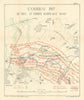 Battle of Cambrai. IV Corps Barrage Map, 20 Nov. 1917. First World War 1948