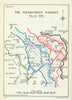 Operation Michael. The Flesquières Salient, March 1918. First World War 1935 map