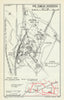 Operation Michael. Ste. Emilie Defences 1918. First World War 1935 old map