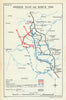 Operation Michael. German Plan for March 1918. First World War 1935 old map