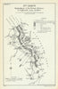 Operation Michael. 21 March 1918. 18th Army Artillery. British Defences 1935 map