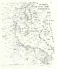 Operation Michael. 23 March 1918: 5th Army III XVIII XIX VII Corps. WW1 1935 map