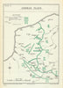 Kaiserschlacht. German Plans 1918. First World War 1937 old vintage map chart