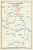 Operation Michael. The Drive at Montdidier, 27 March 1918. WW1 1937 old map