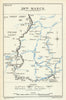 German Spring Offensive: Battle of Arras. 28 March 1918. WW1 1937 old map