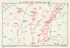 Battle of the Lys. Part of First Army Defences, April 1918. WW1 1937 old map