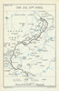 Battle of the Lys. 15 April 1918. First World War 1937 old vintage map chart