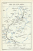Battle of the Lys. 25 April 1918. First World War 1937 old vintage map chart