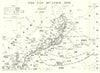 Battle of the Lys. 16 April 1918. First World War 1937 old vintage map chart