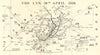 Battle of the Lys. 26 April 1918. First World War 1937 old vintage map chart