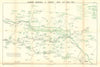 Third Battle of the Aisne. German Barrage & Target Map 27 May 1918. WW1 1939