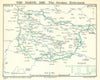 Second Battle of the Marne. The German Retirement 1918. First World War 1939 map
