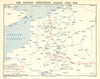 Kaiserschlacht overview. The German Offensives March to June 1918. WW1 1939 map