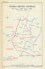 Hundred Days. Franco‑British Advance, 8 August–20 September 1918. WW1 1947 map