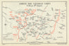 Battle of Amiens. Canadian Corps, 4.20 a.m., 8 August 1918. WW1 1947 old map