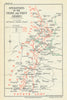 2nd Battle of Arras. 3rd & 1st Armies Operations 27–30 August 1918. WW1 1947 map
