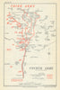 Second Battle of the Somme. Fourth Army, 1–4 September 1918. WW1 1947 old map