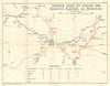 Battle of Amiens. 4th Army 8 August 1918 Railheads Railways Roads. WW1 1947 map