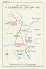 Breaking the Hindenburg Line. G.H.Q. Orders of 22 September 1918. WW1 1947 map