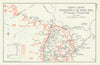 Battle of Canal du Nord/Cambrai. 1st Army Right Wing 27 Sept–7 Oct 1918 1947 map