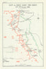 Battle of the Canal du Nord/Cambrai 1st Army Left Wing Ops 2–7 Oct 1918 1947 map