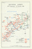 Fifth Battle of Ypres. Second Army, 29 September–3 October 1918. WW1 1947 map