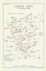 Battle of Cambrai. Fourth Army, 8 October 1918. First World War 1947 old map