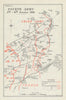 Cambrai pursuit / Selle sector. Fourth Army, 9–11 October 1918. WW1 1947 map