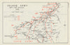 Flanders Offensive. Second Army, 16–19 October 1918. First World War 1947 map