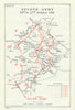 Flanders Offensive. Second Army, 20–27 October 1918. First World War 1947 map