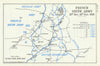 Final Allied advances. French 6th Army 31 October–11 November 1918. WW1 1947 map