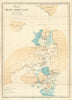 Map of Franz-Josef Land from survey by Julius Payer. Arctic Russia. RGS 1875
