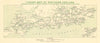 Fishing Map of Southern England – Sea fishing stations & rivers. Tomkin 1934