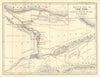 Western China. Lob Nor & Lower Tarim River by Pyotr Kozlov. RGS 1898 old map