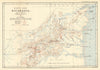 North East Nicaragua from a survey by John Macdonald Nicol. RGS 1898 old map