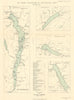 English Lakes shore topography. Windermere Wastwater Ennerdale. Hay/RGS 1930 map