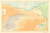 Qattara Depression & surroundings Libya Egypt border. John Ball/RGS 1933 map