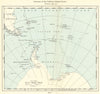 Falkland Islands Sector stations 1931/2 Antarctic RRS Discovery II. RGS 1934 map