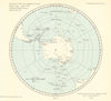 Antarctic. Circumpolar cruise stations 1932/3 RRS Discovery II John/RGS 1934 map