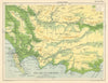 South west Cape of Good Hope. Western Cape. South Africa. SAMLER BROWN 1914 map