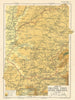 Part of Orange Free State Province. South Africa. SAMLER BROWN 1914 old map