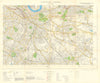 Stadtplan von London. Blatt SO. Nazi Mil.-Geo. Sealion invasion map. July 1940