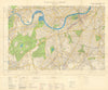 Stadtplan von London. Blatt SW. Nazi Mil.-Geo. Sealion invasion map. July 1940