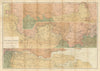 The River Thames from its Source to the Sea. Thames Valley. W.H. Smith c1877 map