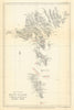 Færöe Islands with the Route of Nicolo Zeno. RGS Zeno narrative map 1873