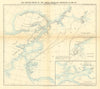 Robert Peary's 1891-2 North Greenland Expedition route. RGS 1893 old map